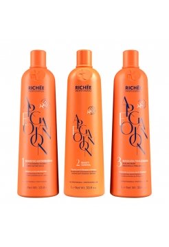 Набор Richee Argan E Ojon для кератинового выпрямления, 3х500 г (разлив)