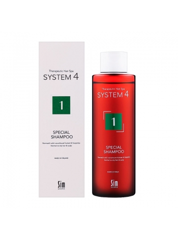 Шампунь Sim Sensitive System 4 №1 Special Shampoo для нормальных и склонных к жирности волос, 250 мл