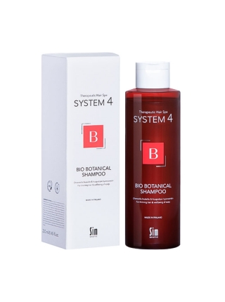 Шампунь балансуючий Sim Sensitive System 4 Bio Botanical Shampoo біо ботанічний для всіх типів волосся, 250 мл