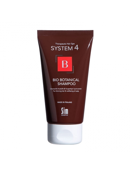 Шампунь балансуючий Sim Sensitive System 4 Bio Botanical Shampoo біо ботанічний для всіх типів волосся, 75 мл