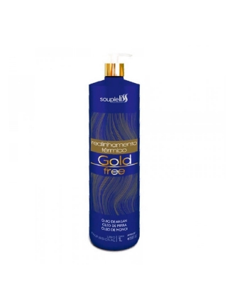 Нанопластика SoupleLiss Gold Free для випрямлення волосся, 200 г (розлив)