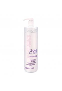 Кератин SoupleLiss Gold Liss Blond для випрямлення блонду з антижовтим ефектом, 50 г (розлив)