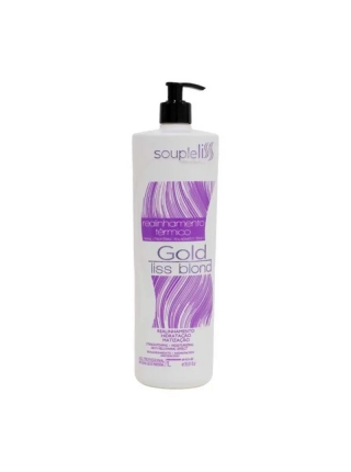 Кератин SoupleLiss Gold Liss Blond для випрямлення блонду з антижовтим ефектом, 100 г (розлив)