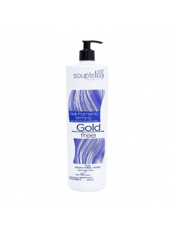 Нанопластика SoupleLiss Gold Free для выпрямления волос, 50 г (разлив)