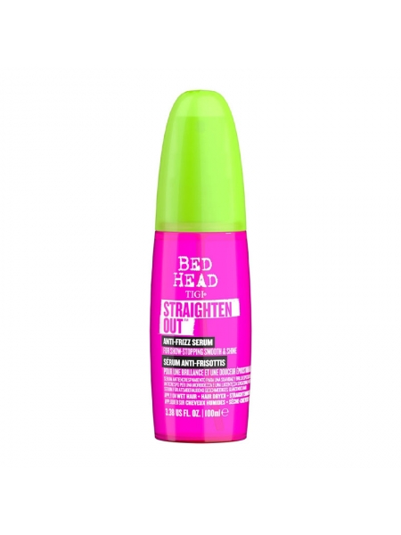 Сыворотка TiGi Bed Head Straighten Out Anti Frizz Serum для выравнивания, блеска и шелковистости волос, 100 ml