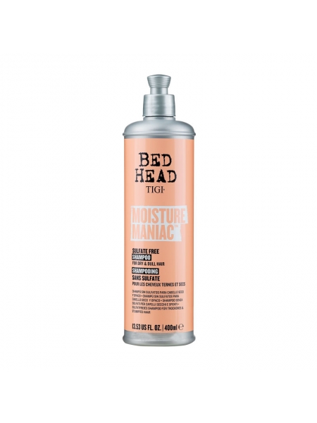 Увлажняющий шампунь Tigi Bed Head Moisture Maniac Shampoo бессульфатный для сухих волос 400 мл