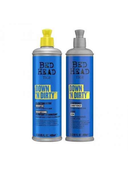 Набор TiGi Bed Head Down 'N Dirty детокс шампунь и кондиционер 