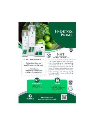 Комплекс Honma Tokyo H-Detox Prime для детокса и восстановления волос и кожи головы, 1000/500/1000 мл (заводские)