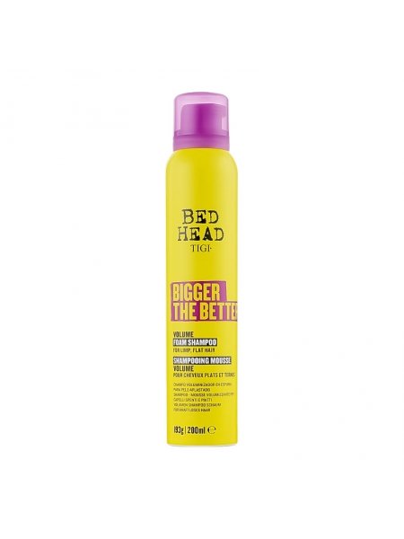  Шампунь-пенка для объема волос Tigi Bed Head Bigger The Better Volume Foam Shampoo, 200 мл