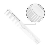 Гребень для стрижки волос Toni & Guy Carbon Antistatic Comb комбинированный антистатический карбоновый белый (06900)