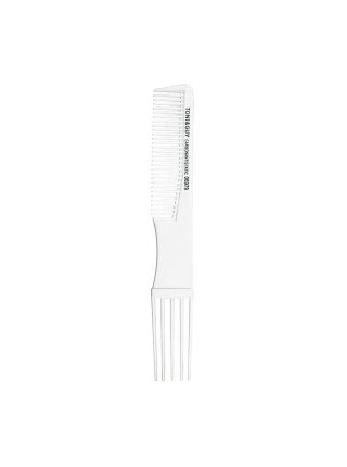 Парикмахерский гребень-вилка Toni&Guy Carbon Antistatic 06979 для начеса и укладки волос 19 см