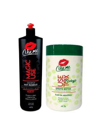 Набір кислотного ботоксу для волосся Use Me Use-tox Botox Ecologic, 2х200 г (розлив)