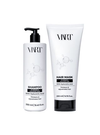 Набір VIART DUO with Hyaluronic Acid шампунь і маска для відновлення та об'єму тонкого волосся, 250+200 мл
