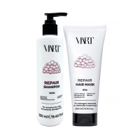 Набір VIART DUO with Caviar Extract шампунь і маска для відновлення і розгладжування волосся, 250+200 мл
