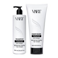 Набір VIART DUO with Collagen шампунь і маска  для легкого розчісування пошкодженого волосся, 250+200 мл