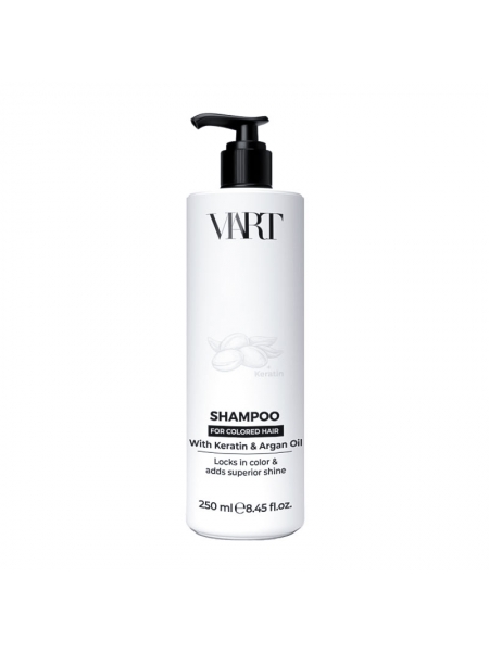 Кератиновый шампунь VIART Shampoo with Keratin & Argan Oil для окрашенных волос, 250 мл
