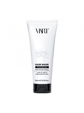 Кератинова маска VIART Hair Mask with Keratin & Argan Oil для фарбованого волосся, 200 мл