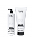 Набір VIART with Keratin & Argan Oil шампунь і маска для фарборваного і пошкодженого волосся, 250+200 мл