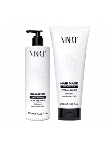 Набір VIART DUO with Argan Oil зволожуючі шампунь і маска для кучерявого волосся, 250+200 мл