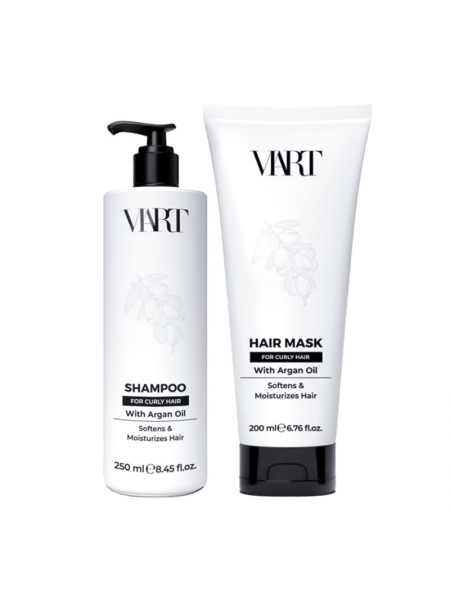 Набір VIART DUO with Argan Oil зволожуючі шампунь і маска для кучерявого волосся, 250+200 мл