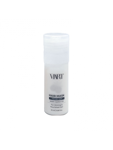 Відновлююча маска VIART Hair Mask with Castor Oil для зволоження і живлення сухого волосся, пробник 25 мл