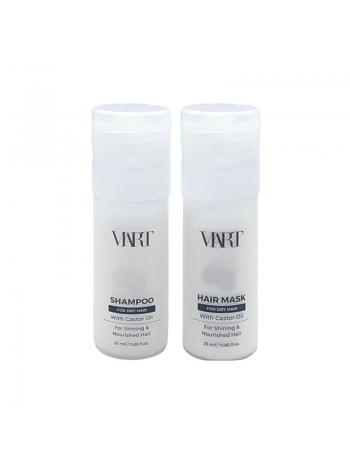 Набор VIART DUO with Castor Oil шампунь и маска для увлажнения и питания сухих волос, пробники 2x25 мл