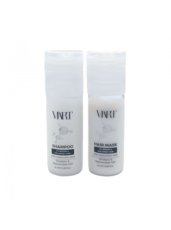 Набор VIART DUO with Hyaluronic Acid шампунь и маска для восстановления и объема тонких волос, пробники 2x25 мл
