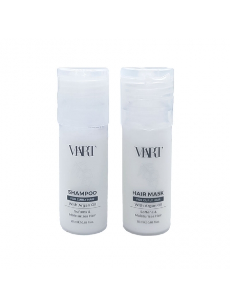 Набір VIART DUO with Argan Oil зволожуючі шампунь і маска для кучерявого волосся, пробники 2x25 мл