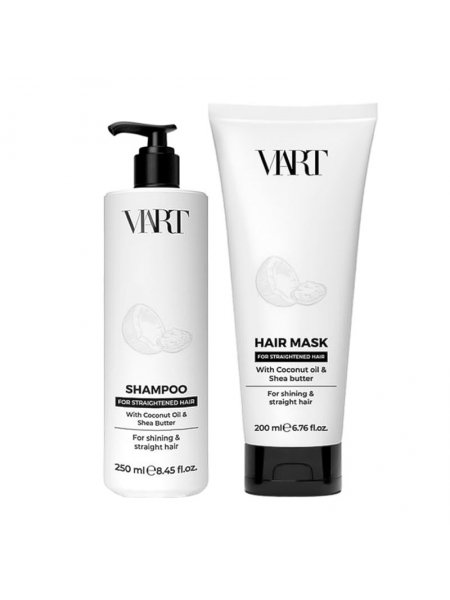 Набор VIART DUO with Coconut Oil & Shea Butter шампунь и маска для разглаживания и блеска волос, 250/200 мл
