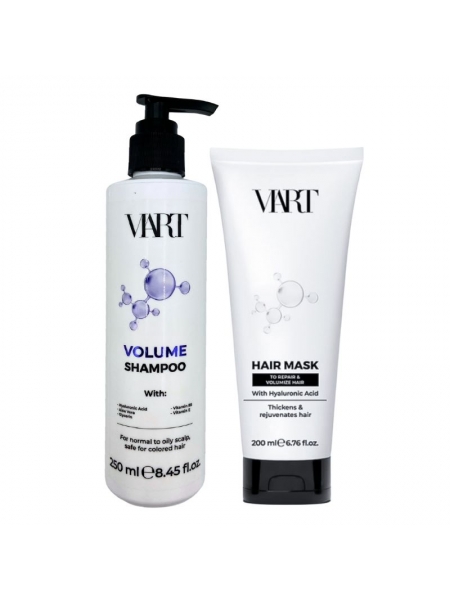 Набор VIART DUO with Hyaluronic Acid шампунь и маска для восстановления и объема тонких волос, 250+200 мл