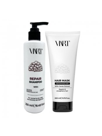 Набор VIART DUO with Caviar Extract шампунь и маска для восстановления и разглаживания волос, 250+200 мл