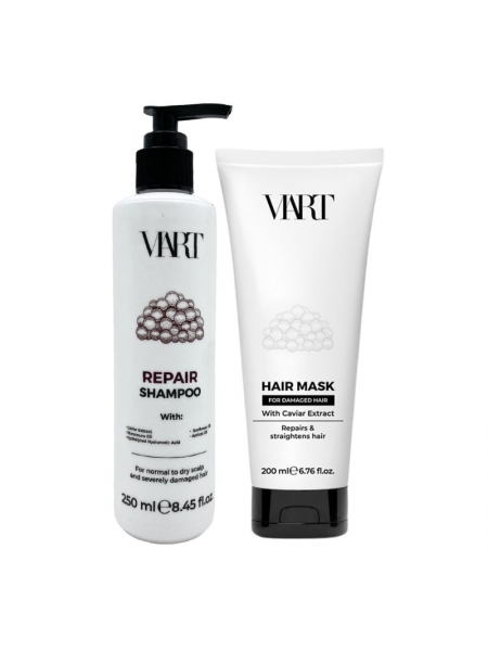Набор VIART DUO with Caviar Extract шампунь и маска для восстановления и разглаживания волос, 250+200 мл