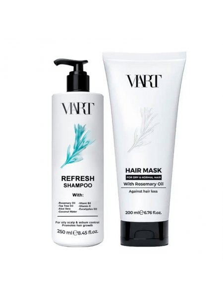 Набор против выпадения VIART DUO with Rosemary Oil шампунь и маска для сухих и нормальных волос, 250+200 мл