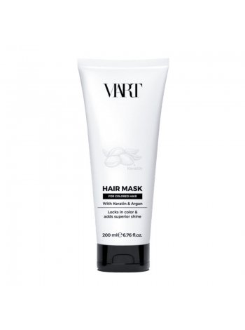 Кератинова маска VIART Hair Mask with Keratin & Argan Oil для фарбованого волосся, 200 мл