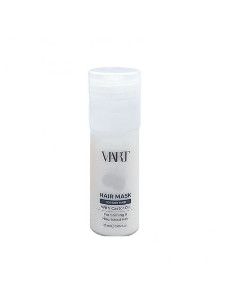Восстанавливающая маска VIART Hair Mask with Castor Oil для увлажнения и питания сухих волос, пробник 25 мл