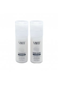 Набір VIART DUO with Castor Oil шампунь і маска для зволоження і живлення сухого волосся, пробники 2x25 мл