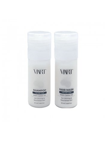 Набор VIART DUO with Castor Oil шампунь и маска для увлажнения и питания сухих волос, пробники 2x25 мл