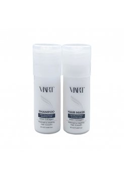 Набір VIART DUO with Collagen шампунь і маска  для легкого розчісування пошкодженого волосся, пробники 2x25 мл