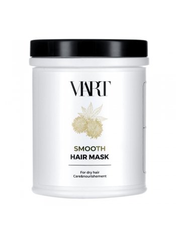 Відновлююча маска VIART Hair Mask with Castor Oil для зволоження і живлення сухого волосся, 1000 мл