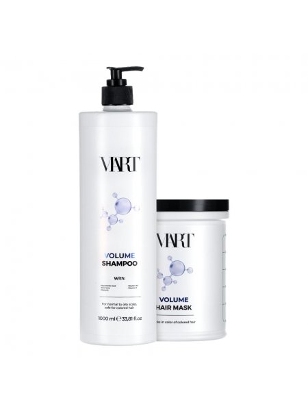 Набір VIART DUO with Hyaluronic Acid шампунь і маска для відновлення та об'єму тонкого волосся, 2х1000 мл