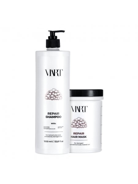 Набір VIART DUO with Caviar Extract шампунь і маска для відновлення і розгладжування волосся, 2х1000 мл
