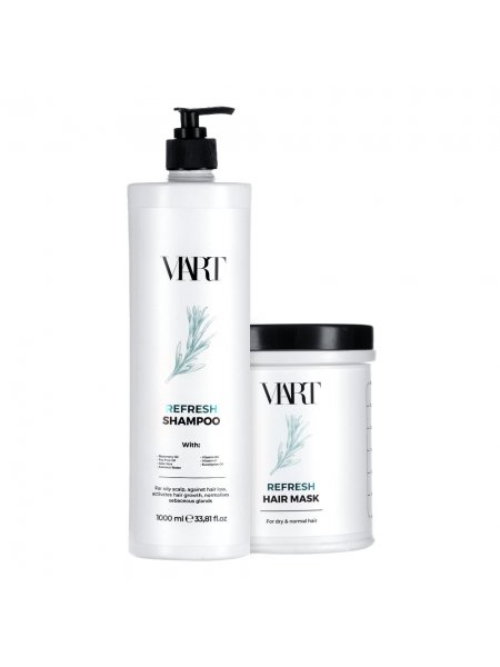 Набір проти випадіння VIART DUO with Rosemary Oil шампунь і маска для для сухого і нормального волосся, 2х1000 мл