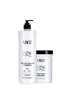 Набор VIART with Keratin & Argan Oil шампунь и маска для крашеных и поврежденных волос, 2х1000 мл