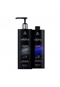 Набор кератина для волос VIURE Brazilian Keratin Macadamia, 2х1000 мл (заводские)