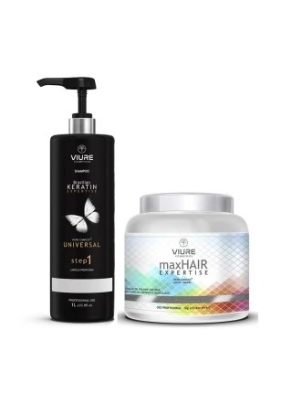 Набор ботокса для волос VIURE Max Hair Expertise, 2х1000 мл (заводские)