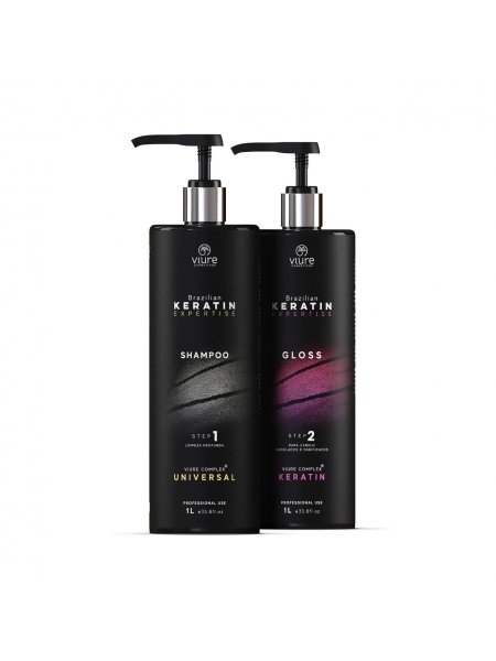 Набор кератина для волос VIURE Gloss Keratin, 2х500 г (разлив)