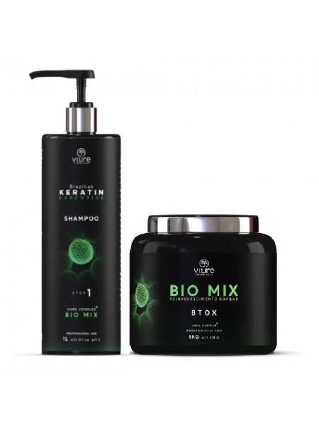 Набор ботокса для волос Vitaker VIURE Btox Biomix, 2х1000 мл (заводские)