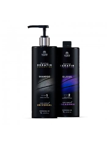 Набор кератина для волос VIURE Brazilian Keratin Macadamia, 2х1000 мл (заводские)