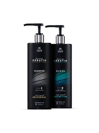 Набор кератина для волос VIURE Brazilian Keratin Definitive, 2х1000 мл (заводские)