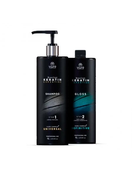 Набор кератина для волос VIURE Brazilian Keratin Definitive, 2х1000 мл (заводские)